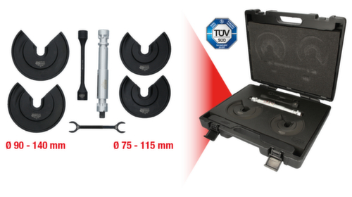 KS Tools Universal-Teleskop-Centerspanner-Satz für innenliegende Federn Standard 2 L