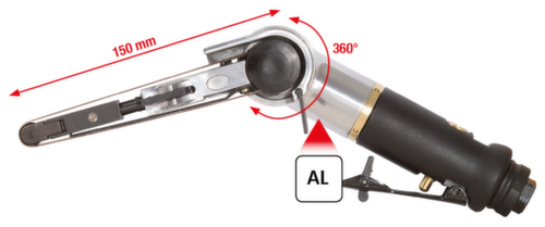 KS Tools Druckluft-Bandschleifer Standard 2 L