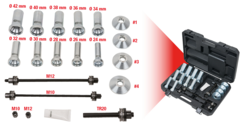 KS Tools Stufen-Druckhülsen-Satz Standard 2 L