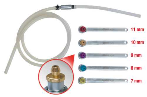 KS Tools Bremsen-Entlüftungsschlüssel-Satz Standard 3 L