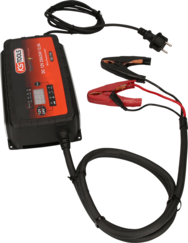 KS Tools 12V + 24V SMARTcharger Hochfrequenz-Batterieladegerät 25A/12,5A Standard 6 L