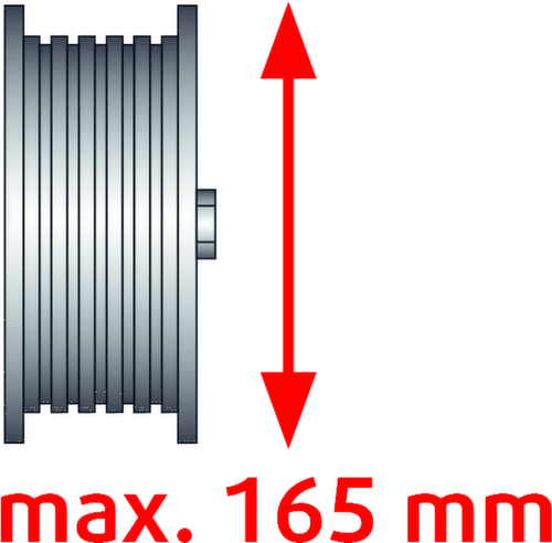 KS Tools Universal-Rillen-Riemenscheiben-Abzieher Ø 40-165 mm Standard 6 L