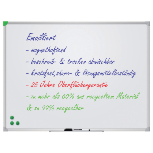 Franken Whiteboard U-Act!Line, Höhe x Breite 1200 x 1800 mm Milieu 1 L