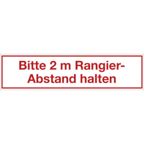 Kfz-Hinweisschild SafetyMarking® Standard 1 L