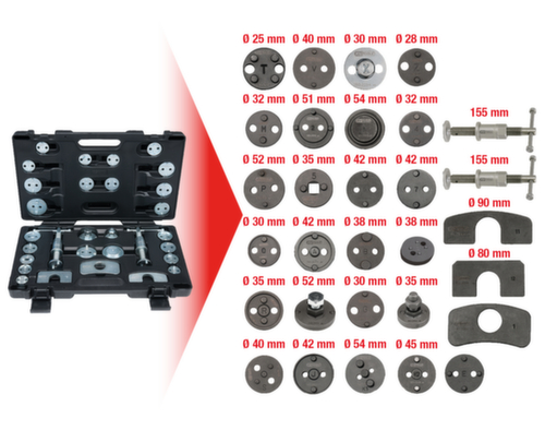 KS Tools Bremskolben-Rückstell-Werkzeug-Satz Standard 2 L