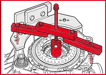 KS Tools DSG Kupplungswerkzeug-Satz Technische Zeichnung 1 L