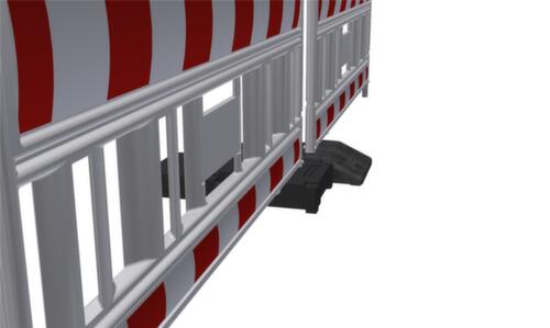 Schake Fußplatte für Schrankenzaun Milieu 6 L