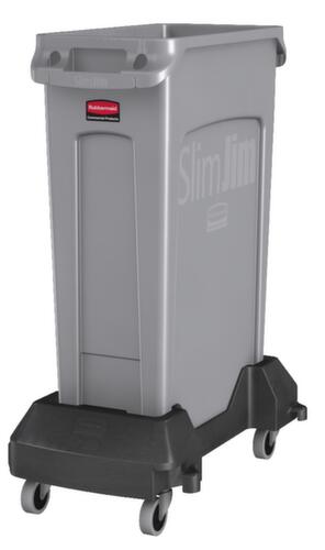 Rubbermaid Rollwagen SlimJim für Wertstoffsammler, für 60 - 87 l Behälter, Polyethylen schwarz Standard 4 L