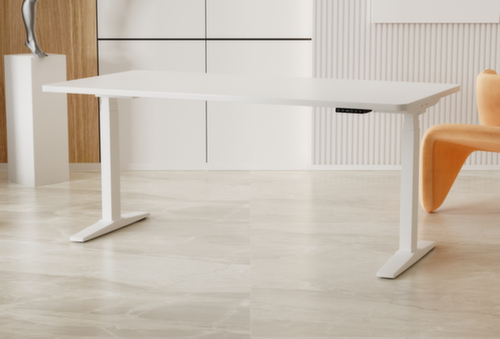 UDOBÄR Elektrisch höhenverstellbarer Schreibtisch mit Wireless-Ladestation Standard 1 L