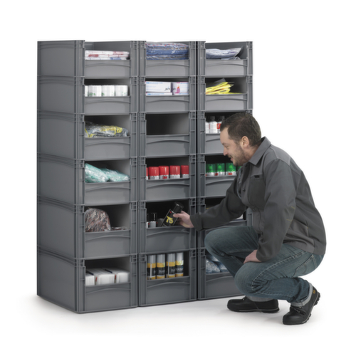 Eurobox mit halbhoher Öffnung Standard 1 L