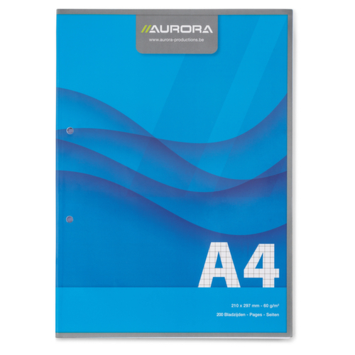 Notizblock Aurora kariert mit Karos 5 x 5 mm Standard 1 L