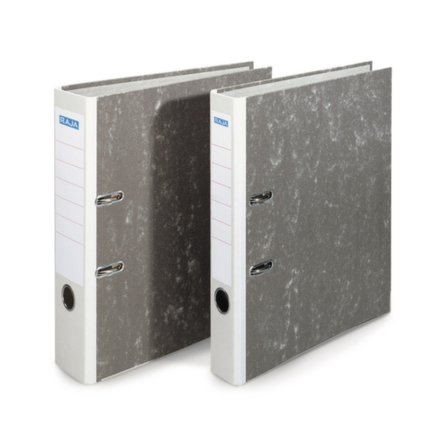 Ordner grau marmoriert RAJA Standard 1 L