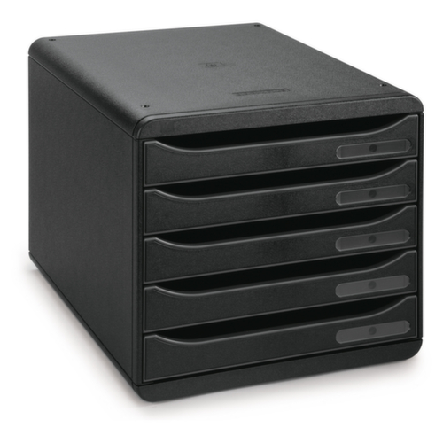 Schubladenbox schwarz/schwarz Standard 1 L