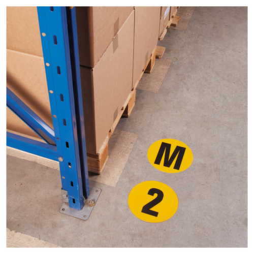 Zahlen zur Bodenmarkierung "9" Standard 2 L