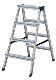 Krause Universal-Stufenleiter Dopplo, 2 x 4 Riffelblechstufe(n)