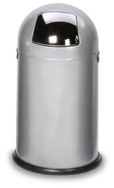 Push-Abfallbehälter, 22 l, silber