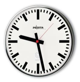 PEWETA Industrie-Wanduhr Ø 300 mm, mit Balkenziffern, Ø 300 mm