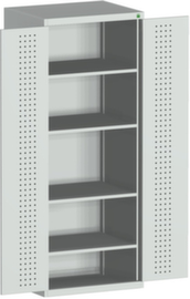 bott Lochplattenschrank cubio, 4 Böden