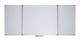 MAUL Whiteboard MAULstandard mit 2 Flügeln, Höhe x Breite 1000 x 1200 mm