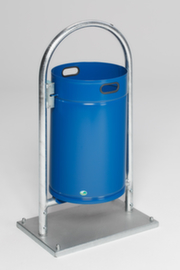 VAR Rohrbogenständer RB 004 für außen, 60 l, blau