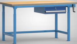 KLW Lutz Höhenverstellbare Werkbank mit Schubladen, 1 Schublade