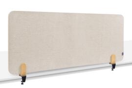 Legamaster Schallabsorbierende Tischtrennwand ELEMENTS, Höhe x Breite 600 x 1600 mm, Wand beige