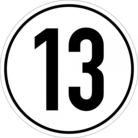 Geschwindigkeitsbegrenzung SafetyMarking® 13 km/h gemäß StVZO