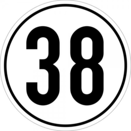 Geschwindigkeitsbegrenzung SafetyMarking® 38 km/h gemäß StVZO