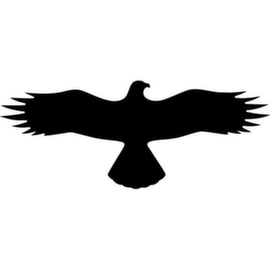 Aufkleber SafetyMarking® zum Vogelschutz, "Bussard"