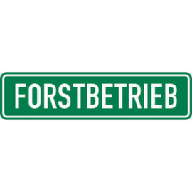 Kfz-Hinweisschild SafetyMarking®, "Forstbetrieb"