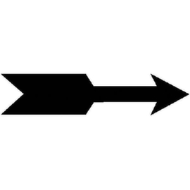 Richtungspfeil-Aufkleber SafetyMarking®, PVC