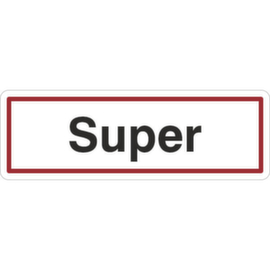 Hinweisschild SafetyMarking®, "Super"