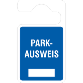 Parkausweis-Anhänger SafetyMarking®, Parkausweis-Anhänger
