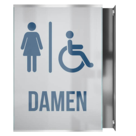 Fahnenschild GlasFix, Hochformat 297