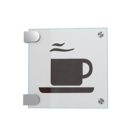 Fahnenschild CRISTALLO, Hochformat 180