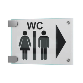 Fahnenschild CRISTALLO, Querformat 210