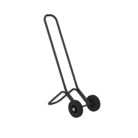 Kongamek Stuhlkarre mit verstellbarem Tragegestell, Traglast 75 kg, Vollgummi-Bereifung