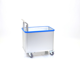 Gmöhling Alu-Kastenwagen G®-ERGO D 1408 / 180 D vario smart grip mit Federboden, Ladefläche 740 x 510 mm, Inhalt 180 l