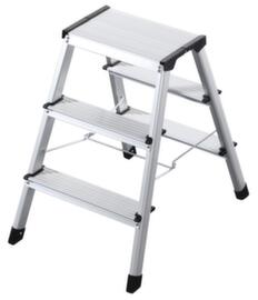 UDOBÄR Klapptritt aus Aluminium, Podesthöhe 600 mm