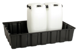 PE-Auffangwanne für 2x200-Liter-Fässer