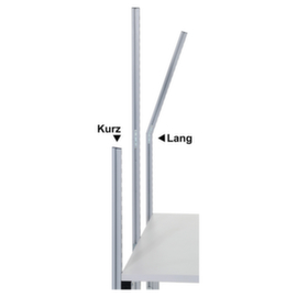 Anbauprofile lang - Montagesatz f&uuml;r geneigte Montage