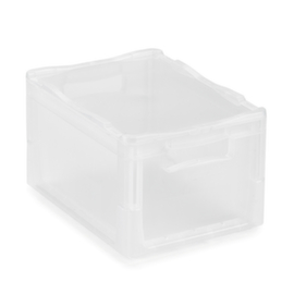 Euroboxen transparent 400x300x225 mm
