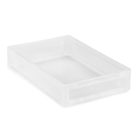 Euroboxen transparent 600x400x125 mm