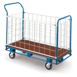 Magazinwagen mit 4 Gitterwänden 1100 x 535 x 915 mm
