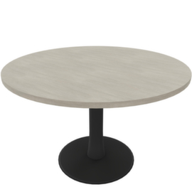 Quadrifoglio Konferenztisch IDEA+, Ø 1200 mm, Platte Beton