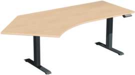 Gera Elektrisch höhenverstellbarer Sitz-Steh-Winkeltisch Elevate Plus