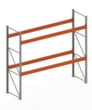META Palettenregal MULTIPAL für 12 Paletten, 3770 mm breit, 3 Lagerebenen