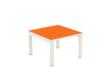 Paperflow Beistelltisch easyDesk, Höhe x Breite x Tiefe 400 x 600 x 600 mm, Platte orange