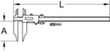 KS Tools Werkstatt-Messschieber ohne Spitzen digital Standard 6 S