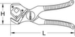 KS Tools Schlauchabschneider Ø 6-35mm Technische Zeichnung 1 S